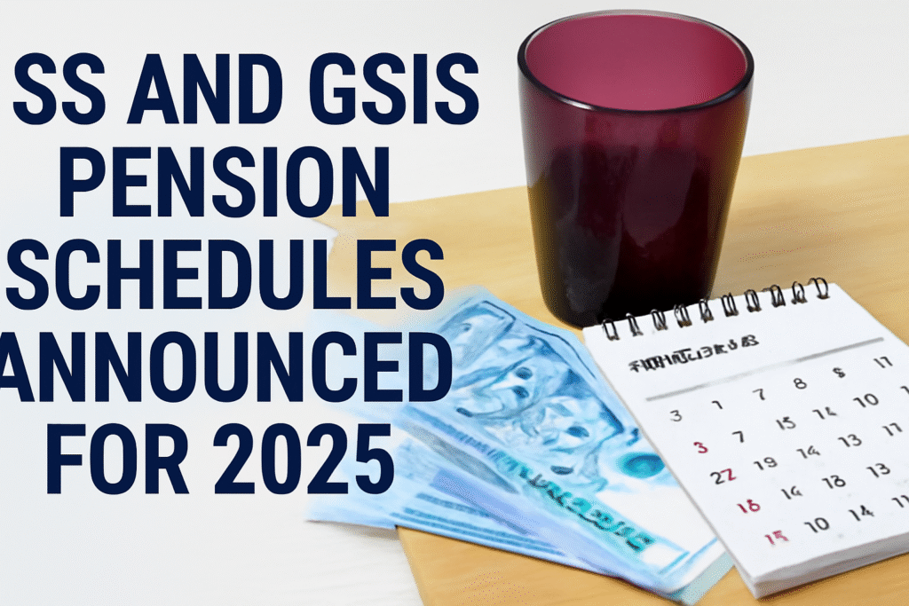SSS And GSIS Pension Schedules Announced for 2025