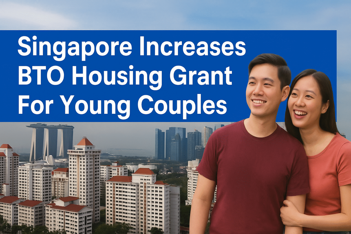 Singapore Increases BTO Housing Grant For Young Couples – 2025 Update