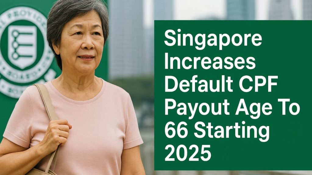 Singapore Increases Default CPF Payout Age To 66 Starting 2025