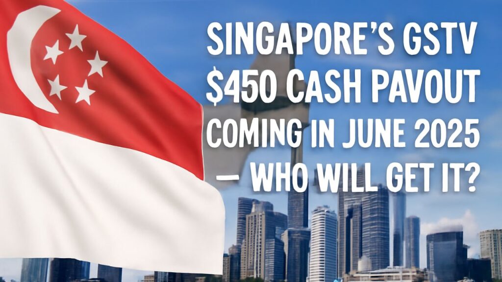 Singapore’s GSTV $450 Cash Payout Coming In June 2025 – Who Will Get It?